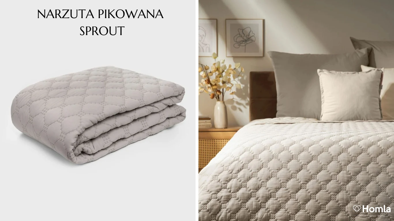 Wybierając narzutę, kieruj się w pierwszej kolejności rozmiarem łóżka i rozmiarem materaca