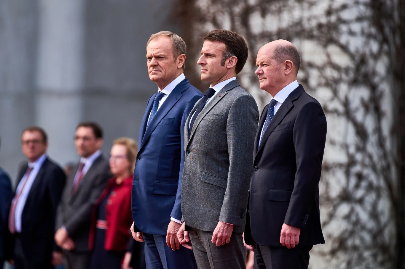 Tusk, Macron i Scholz wydali wspólne oświadczenie ws. Gruzji Tusk, Macron i Scholz wydali wspólne oświadczenie ws. Gruzji