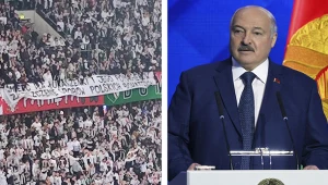 Kibice Legii uderzyli w Łukaszenkę, Białorusini się dołączyli. Ależ scena
