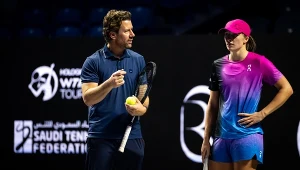 Wim Fissette i Iga Świątek