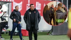 Adrian Siemieniec został zaskoczony przez kibiców oraz dziennikarzy po meczu Jagiellonii