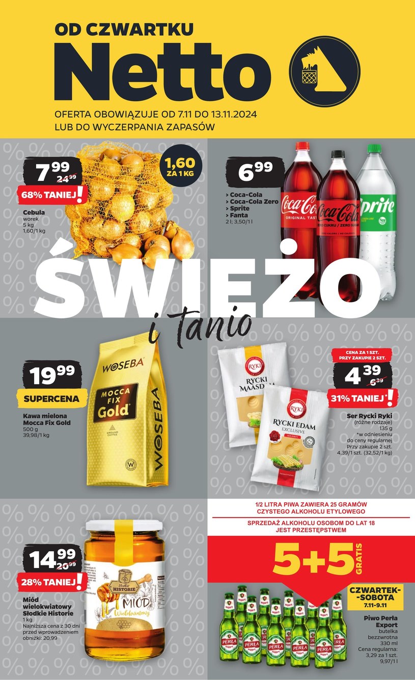 Gazetka: Świeżo i tanio! - Netto - strona 1