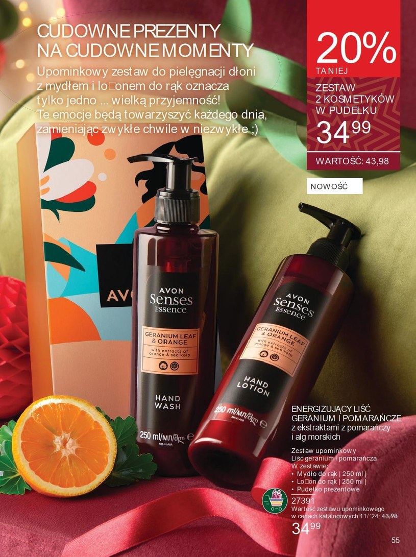 Gazetka: Poczuj radość Świąt! - Avon - strona 55