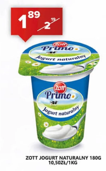 Zott Primo Jogurt naturalny 180 g