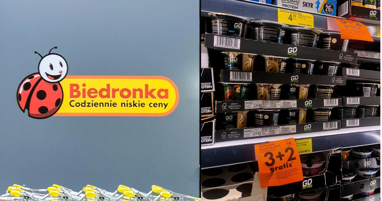 Promocja 3+2 gratis na puddingi proteinowe Go Active w Biedronce Promocja 3+2 gratis na puddingi proteinowe Go Active w Biedronce