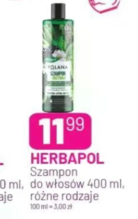 Herbapol Szampon z odżywką oczyszczający 400 ml