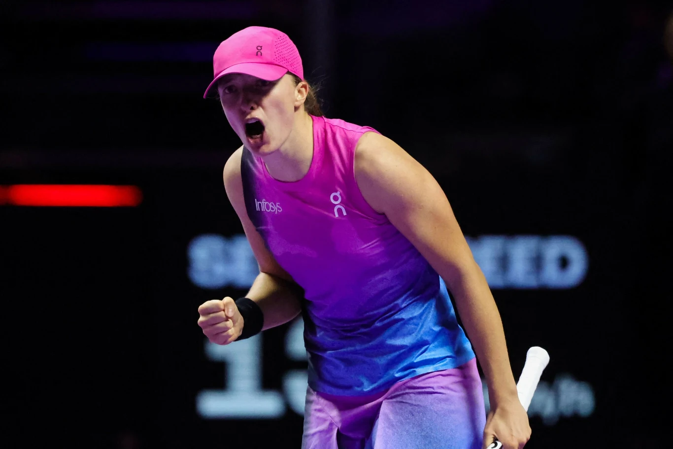 Iga Świątek podczas WTA Finals Iga Świątek podczas WTA Finals