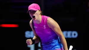 Iga Świątek podczas WTA Finals
