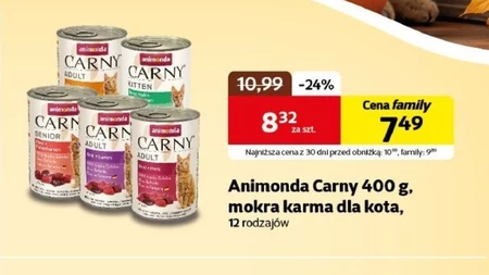 Mokra karma dla kota Carny