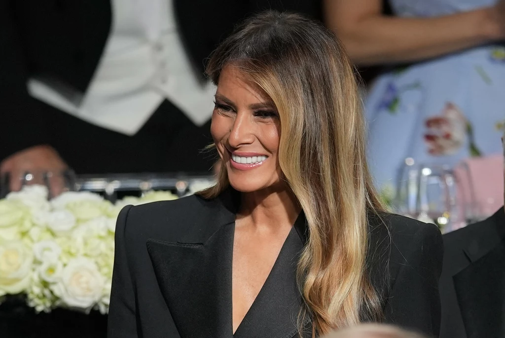 Melania Trump rzadko pozwala sobie na wylewność 