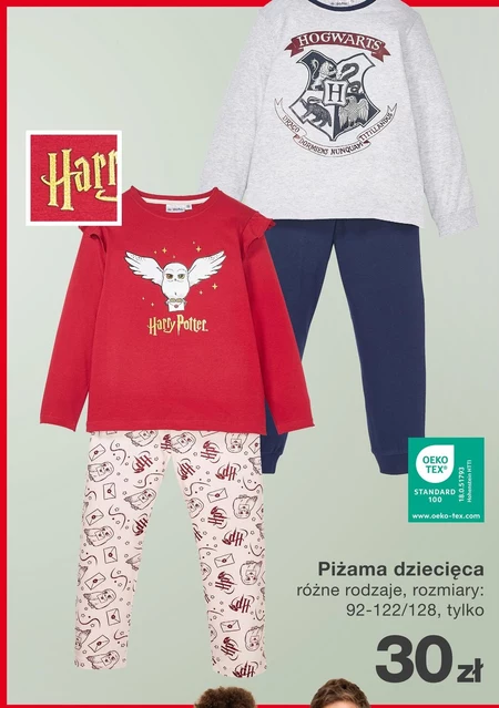 Piżama dziecięca Harry Potter