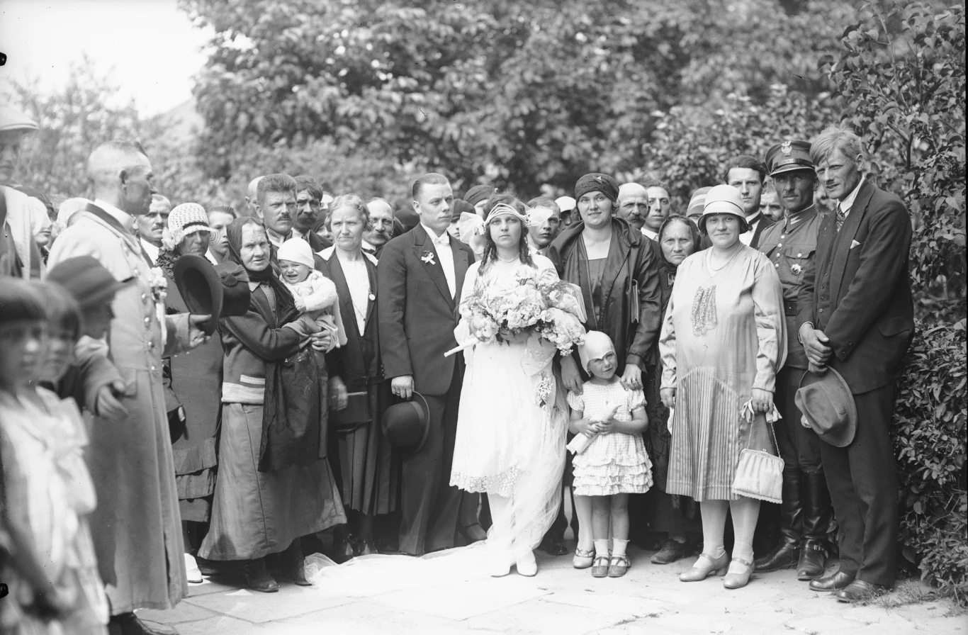 Ślub Cezarego Witczaka w 1929 roku Ślub Cezarego Witczaka w 1929 roku