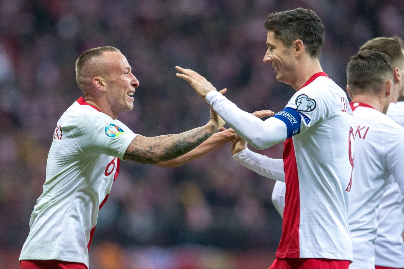 Jacek Góralski i Robert Lewandowski Jacek Góralski i Robert Lewandowski