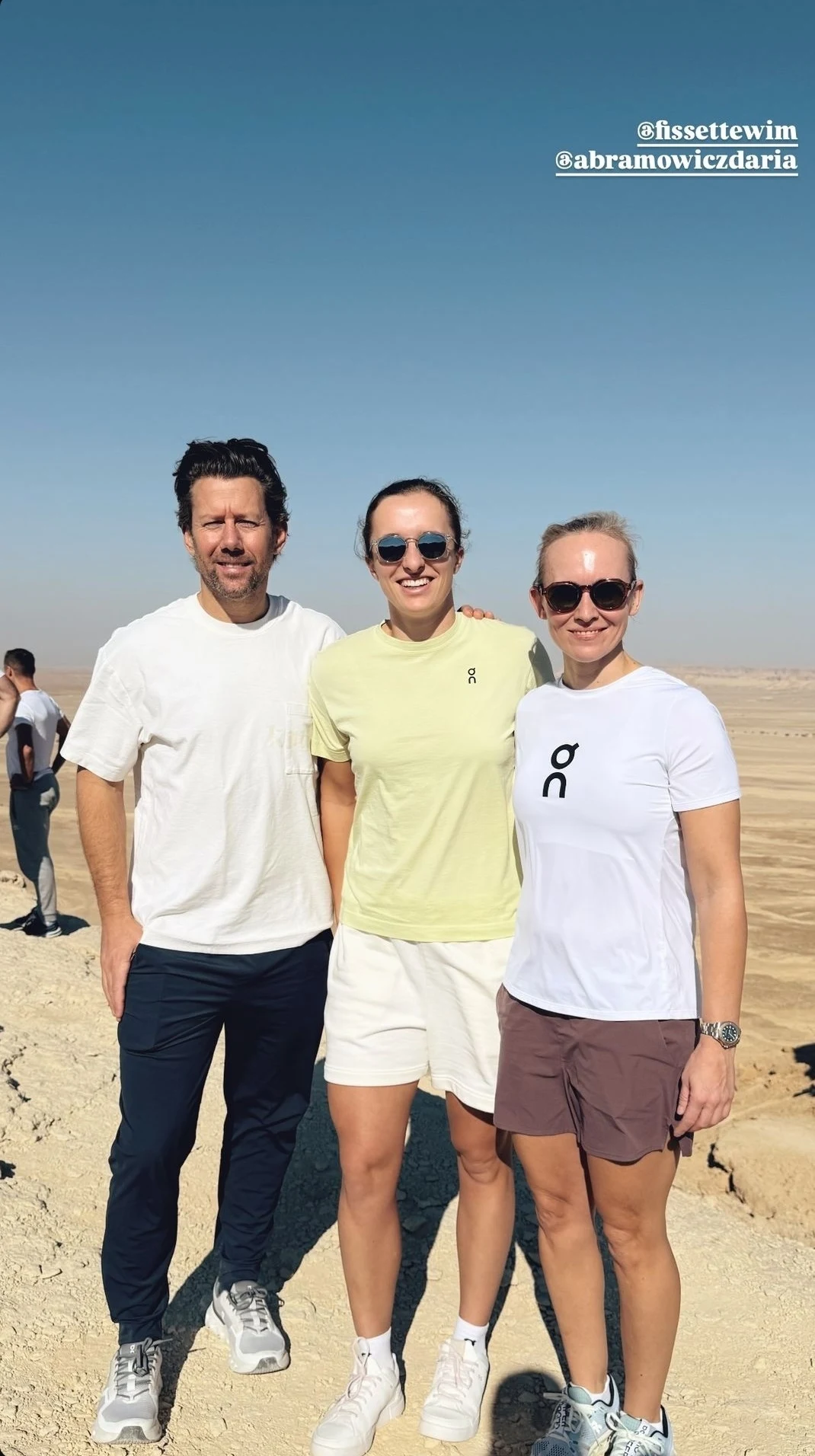 Iga Świątek na instagramowej relaacji