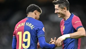 Lamine Yamal i Robert Lewandowski