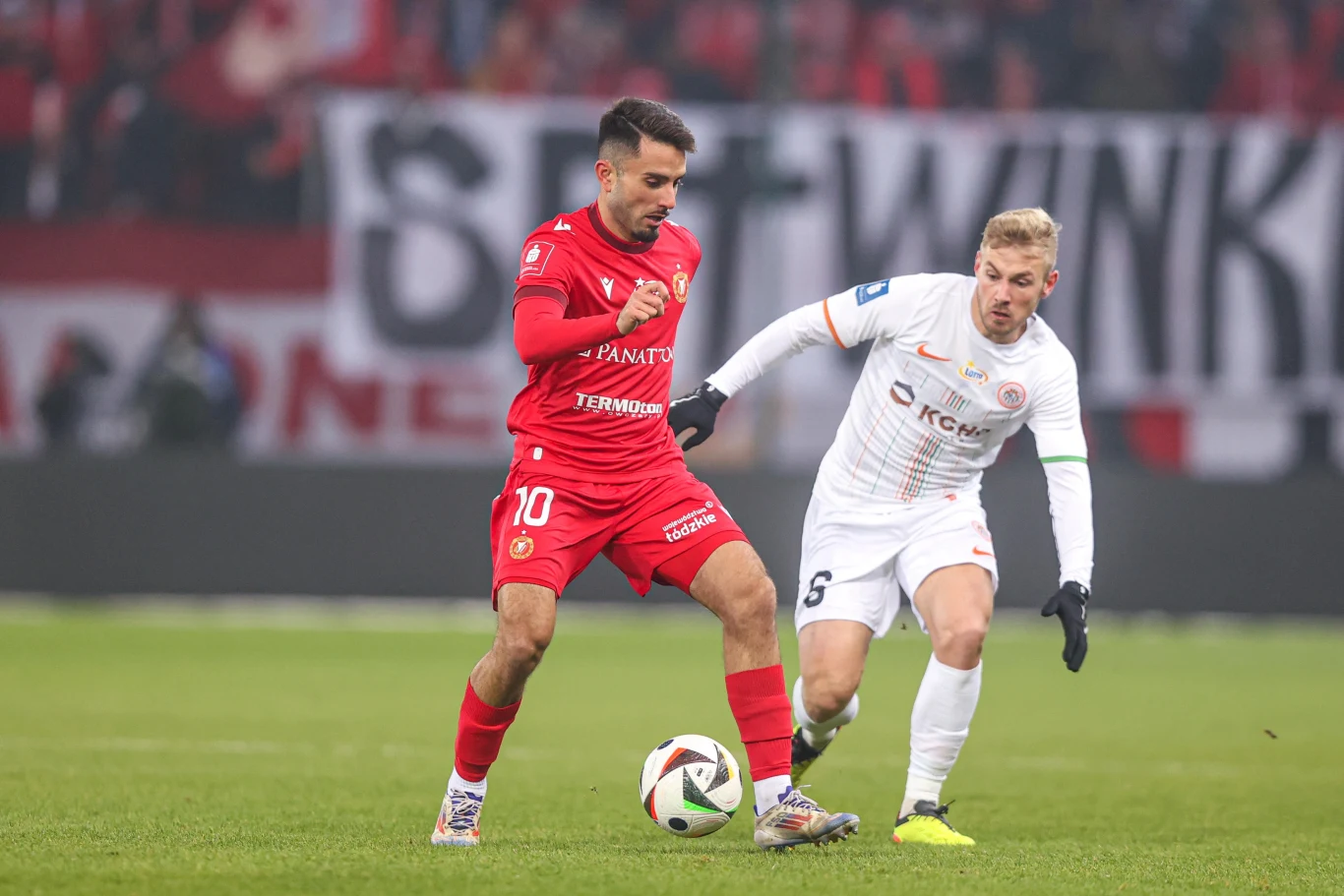 Widzew Łódź nie dał w sobotę większych szans Zagłębiu Lubin Widzew Łódź nie dał w sobotę większych szans Zagłębiu Lubin