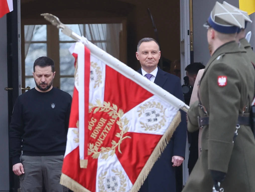 Wizyta prezydenta Ukrainy Wołodymyra Zełenskiego w Polsce. Kwiecień 2023 r.