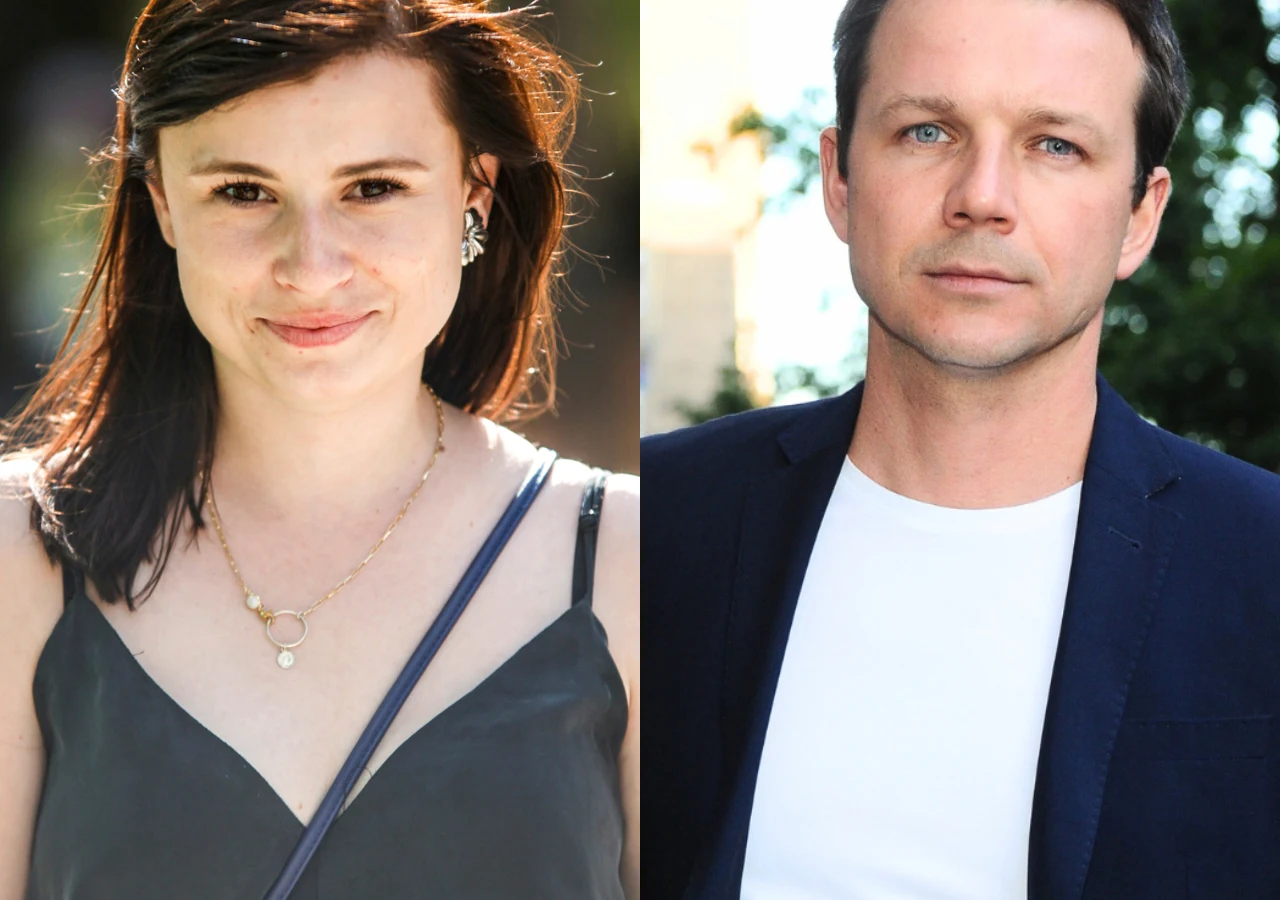 Joanna Jarmołowicz i Lesław Żurek