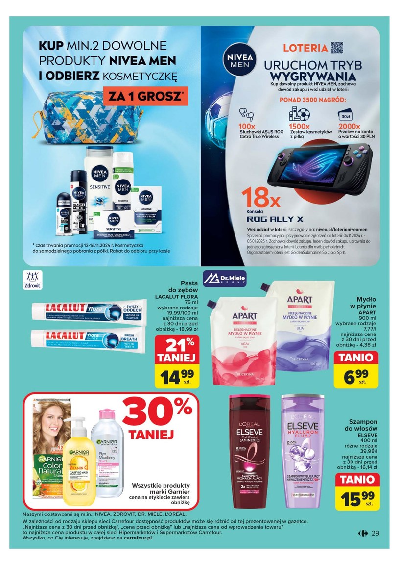 Gazetka: 2+1 gratis! Sprawdź promocje - Carrefour - strona 29