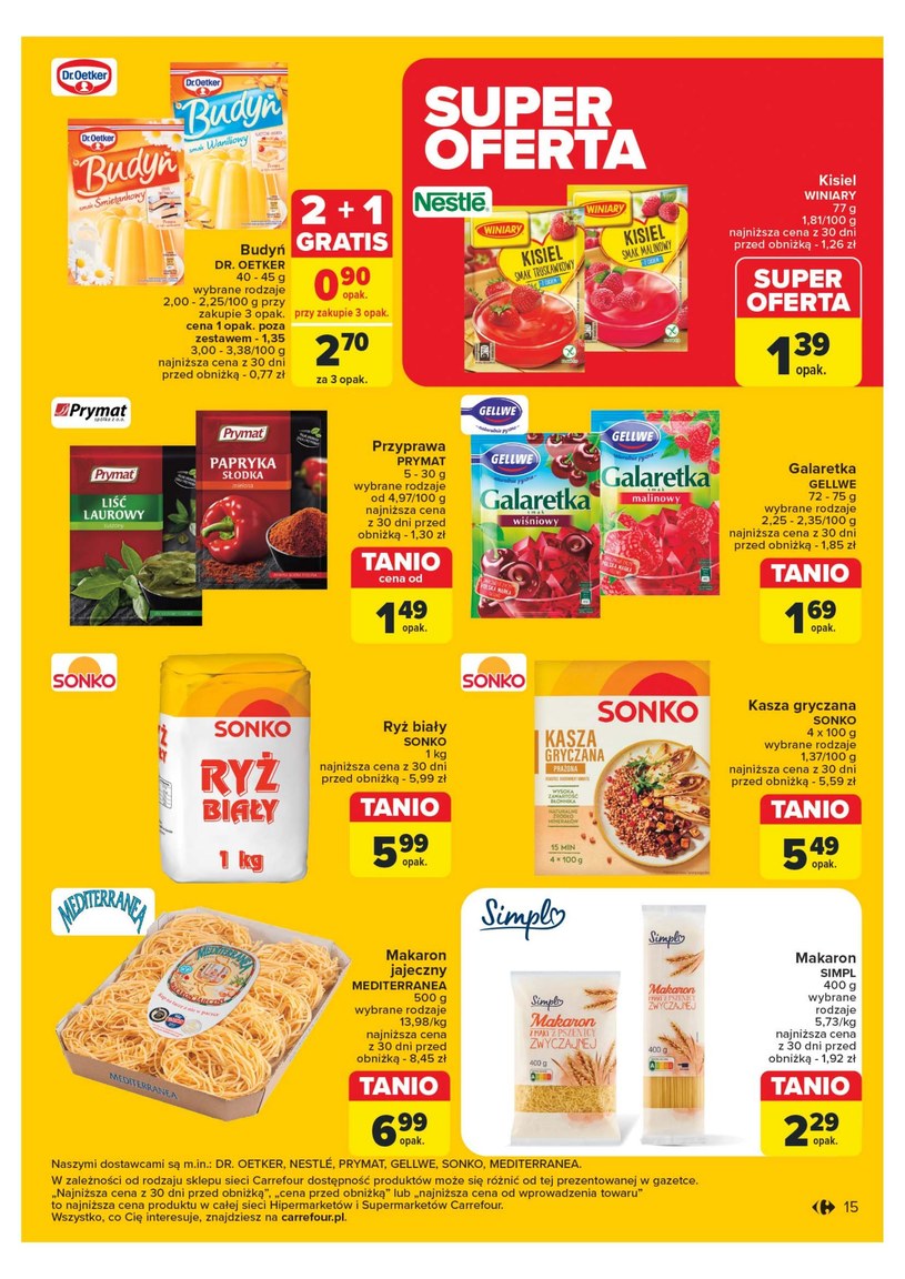 Gazetka: 2+1 gratis! Sprawdź promocje - Carrefour - strona 15