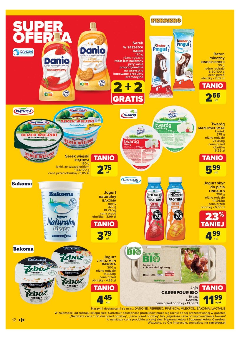 Gazetka: 2+1 gratis! Sprawdź promocje - Carrefour - strona 12