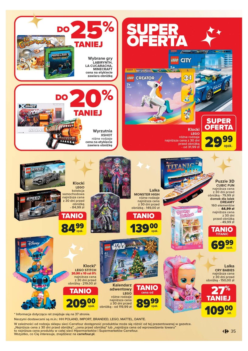 Gazetka: 2+1 gratis! Sprawdź promocje - Carrefour - strona 35