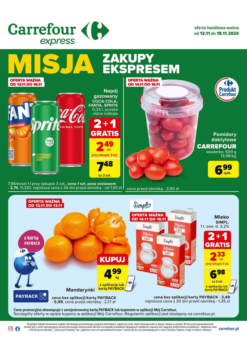 Gazetka: Promocje na szybkie zakupy - Carrefour Express - strona 1