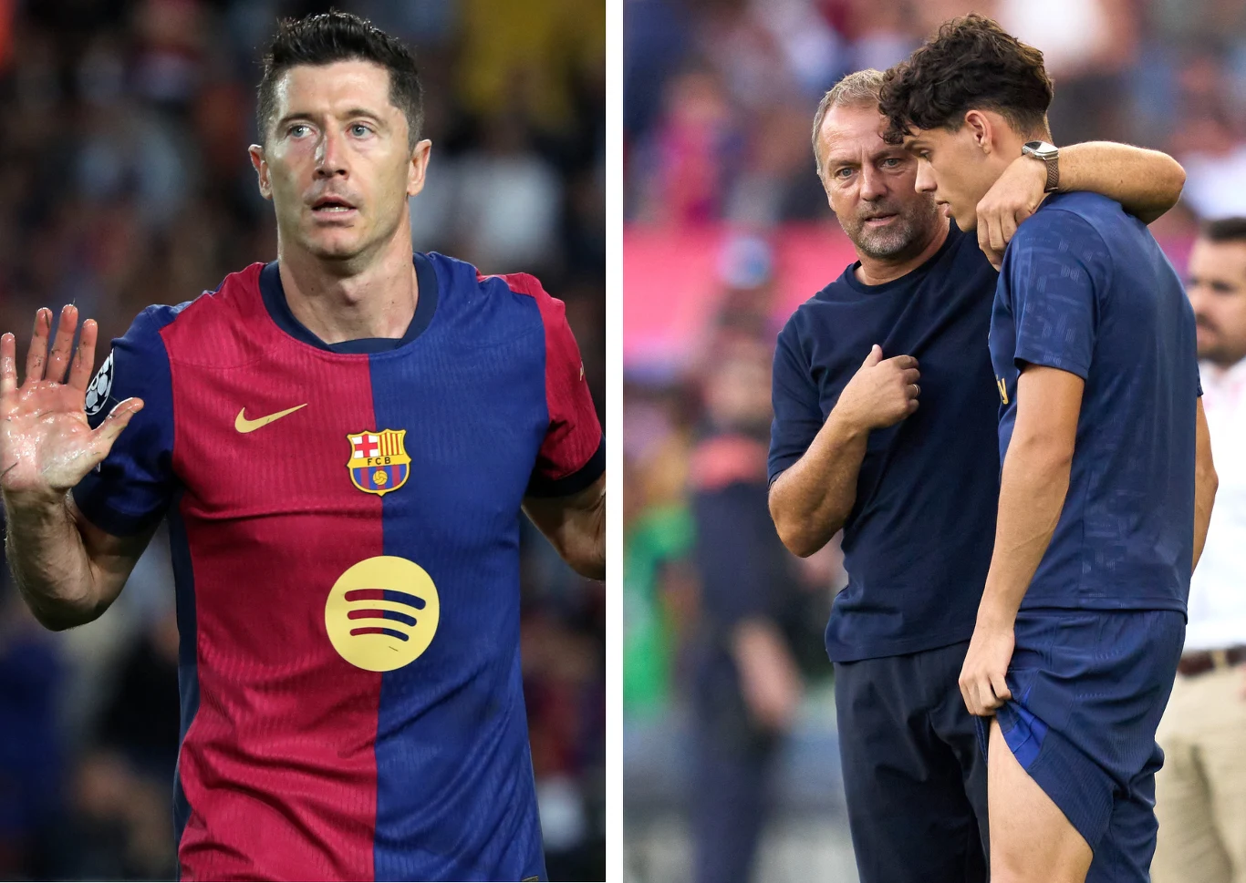 Przed meczem Barcelony z Realem Sociedad nadeszły przykre wieści dla Lewandowskiego i Flicka