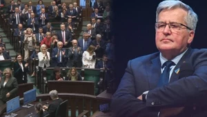 Komorowski jednoznacznie o scenach w Sejmie. "Dość poniżania Polski"