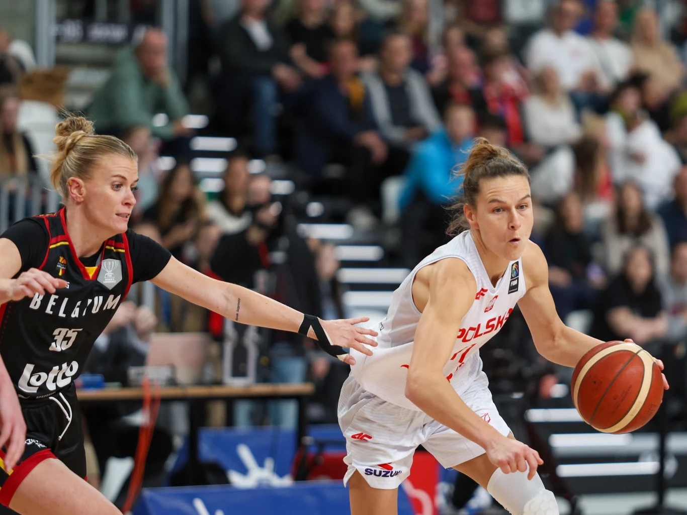 W akcji ofensywnej Agnieszka Skobel