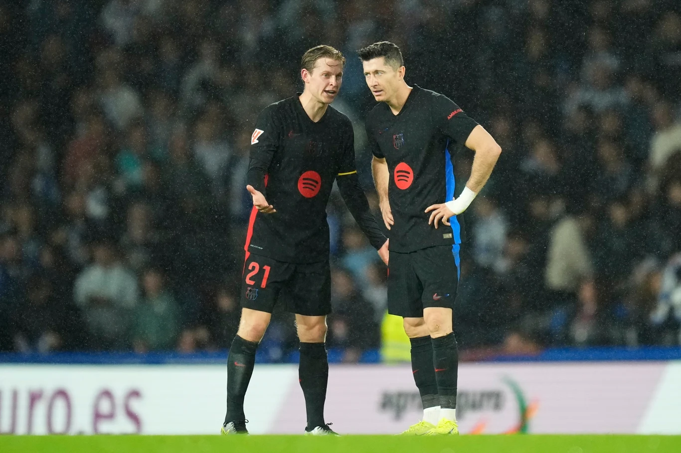 Frenkie de Jong i Robert Lewandowski Frenkie de Jong i Robert Lewandowski
