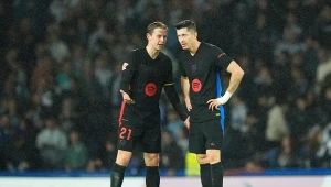 Frenkie de Jong i Robert Lewandowski