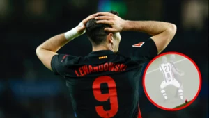 Robert Lewandowski z nieuznaną bramką w meczu La Liga