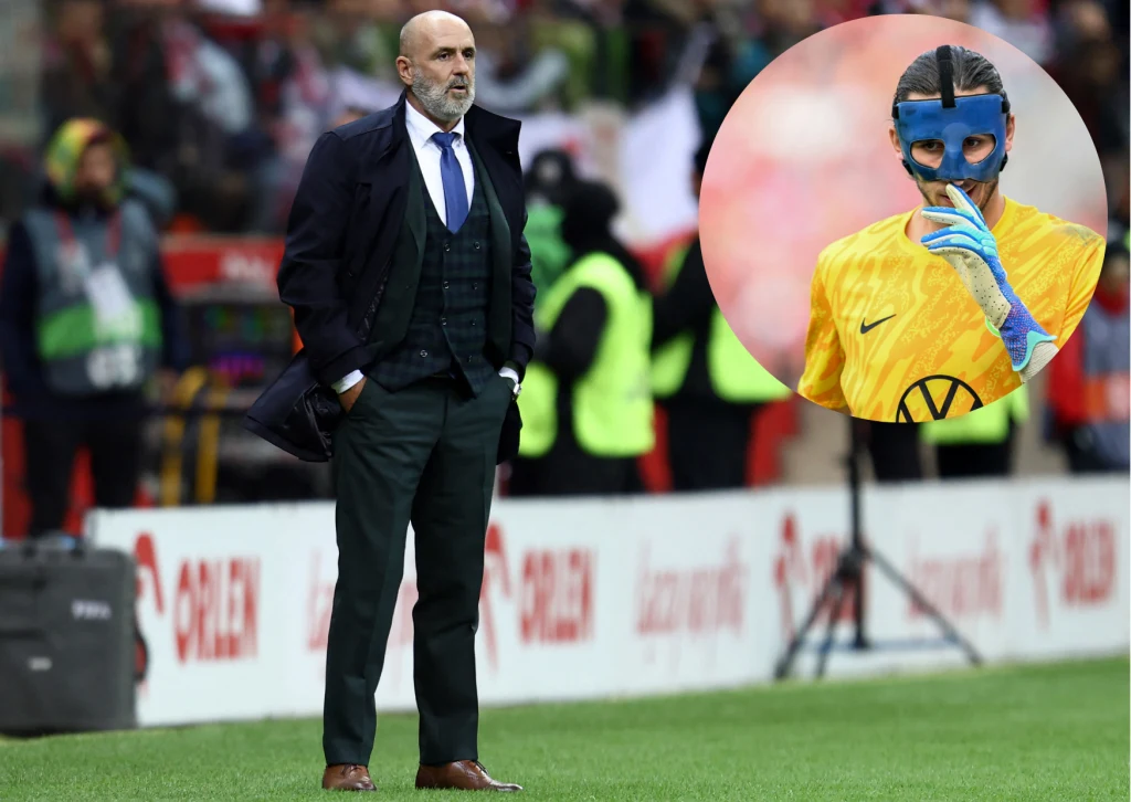 Michał Pobierz i Kamil Grabara