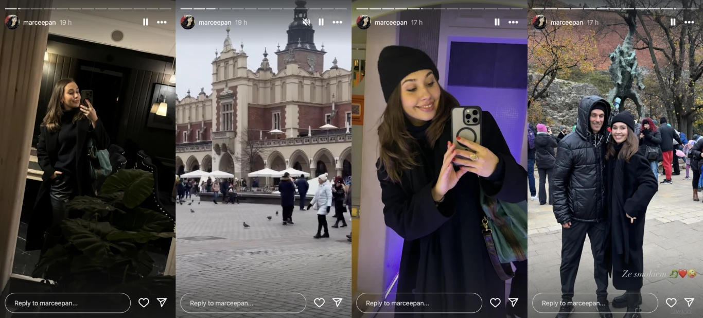 Piotr Żyła i Marcelina Ziętek spędzają czas w Krakowie