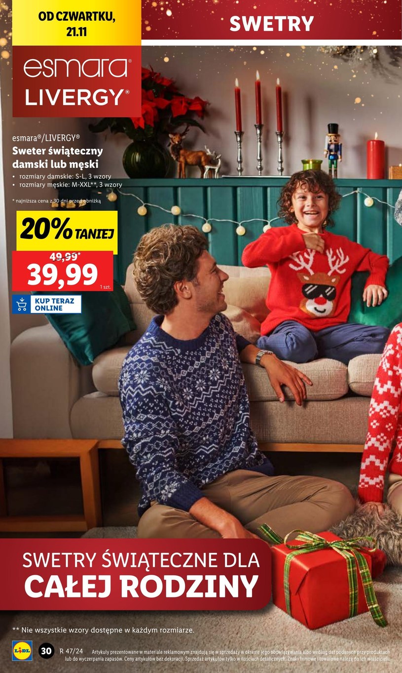 Gazetka: Świąteczny katalog okazji - Lidl - strona 32