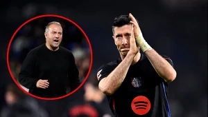 W przerwie meczu z Realem Sociedad doszło do scen z udziałem Flicka i Lewandowskiego