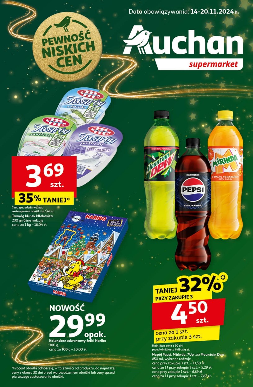 Gazetka promocyjna Auchan Supermarket - ważna od 14. 11. 2024 do 20. 11. 2024