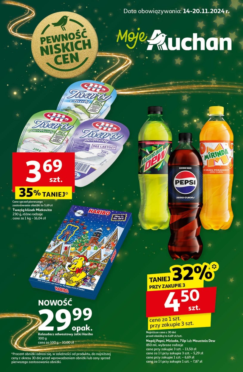 Gazetka promocyjna Moje Auchan - ważna od 14. 11. 2024 do 20. 11. 2024