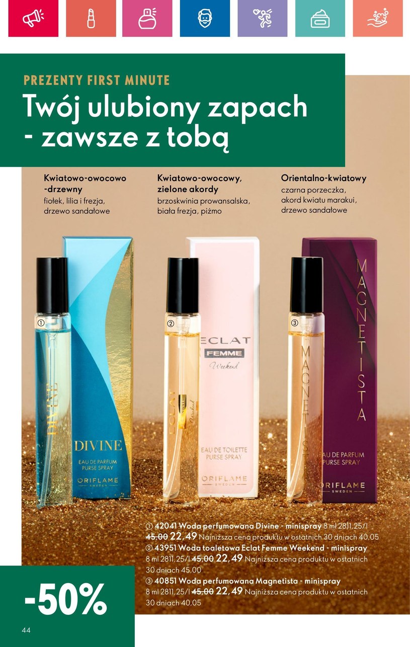 Gazetka: Oriflame - czas zabłysnąć - strona 44