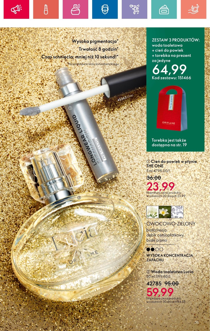 Gazetka: Oriflame - czas zabłysnąć - strona 35