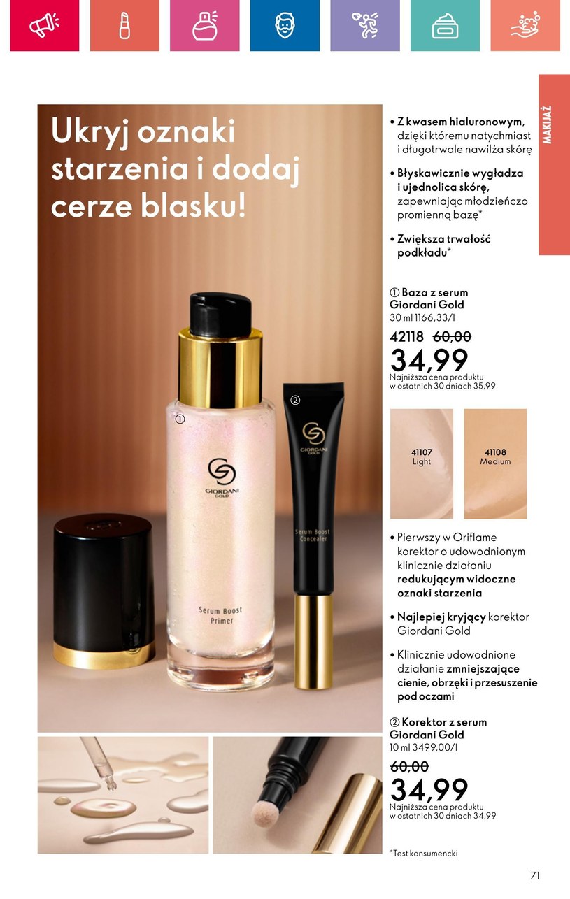 Gazetka: Oriflame - czas zabłysnąć - strona 71