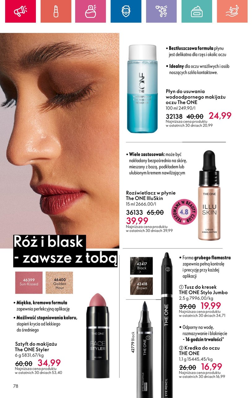 Gazetka: Oriflame - czas zabłysnąć - strona 78