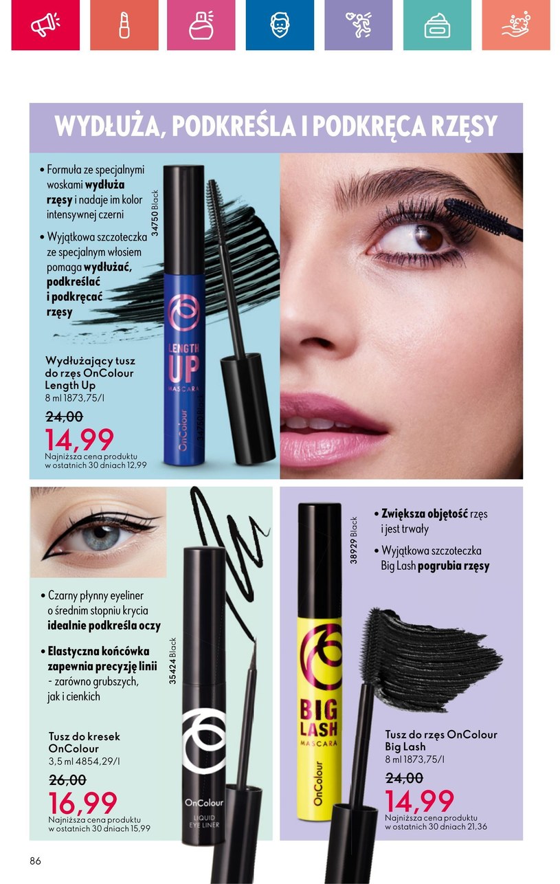 Gazetka: Oriflame - czas zabłysnąć - strona 86