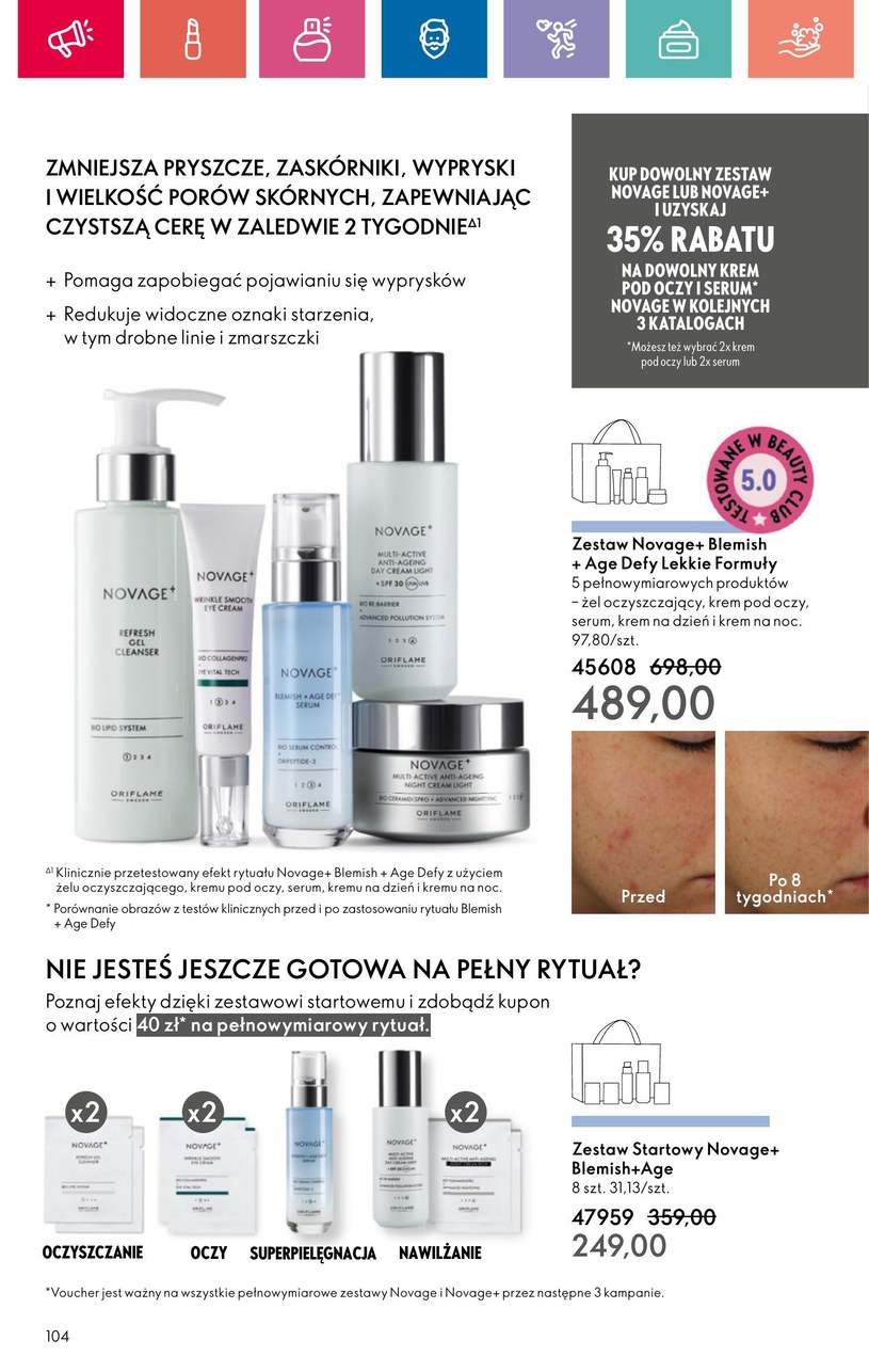 Gazetka: Oriflame - czas zabłysnąć - strona 104