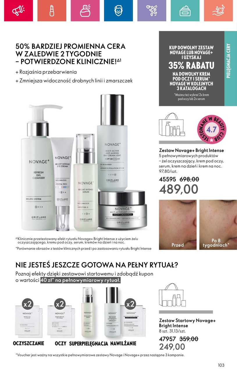 Gazetka: Oriflame - czas zabłysnąć - strona 103