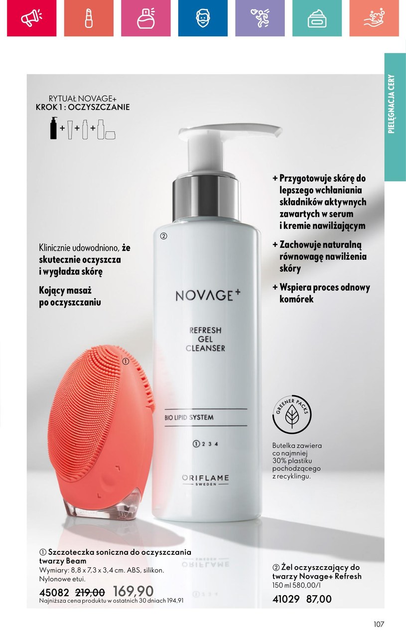 Gazetka: Oriflame - czas zabłysnąć - strona 107