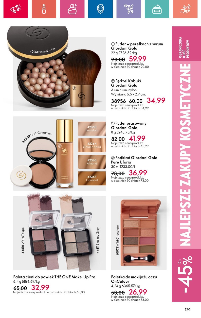 Gazetka: Oriflame - czas zabłysnąć - strona 129