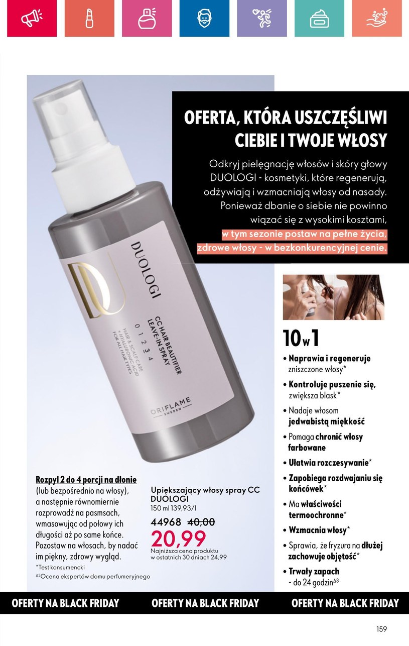 Gazetka: Oriflame - czas zabłysnąć - strona 159