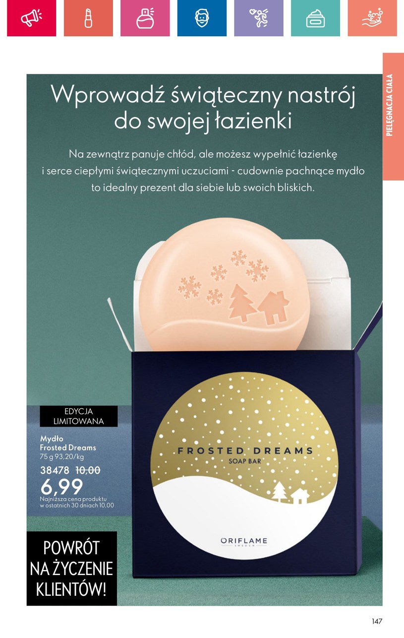 Gazetka: Oriflame - czas zabłysnąć - strona 147